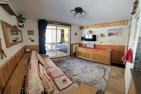 Location appartement à Allos, Base de ski pour 4 près des remontées de La Foux