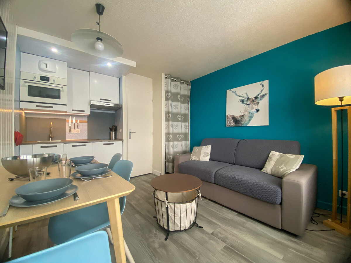 Studio 4 pers Tignes, balcon vue montagne et lac - Photo 1