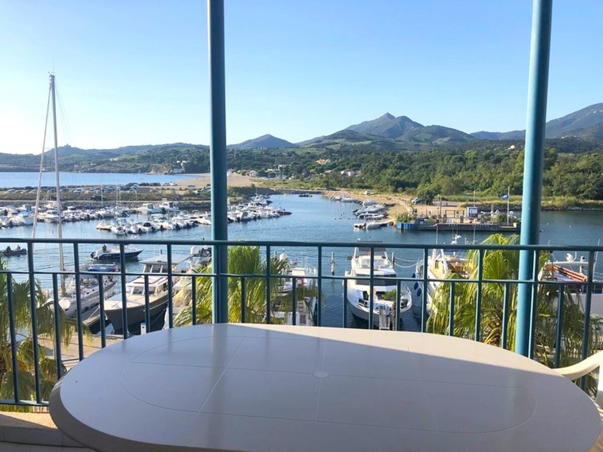Appartement 6 pers. Port d'Argelès, loggia vue mer - Photo 1