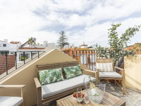 Maison 3 chambres à Cascais, terrasse avec vue sur la baie : photo 21
