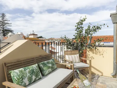 Maison 3 chambres à Cascais, terrasse avec vue sur la baie : photo 25