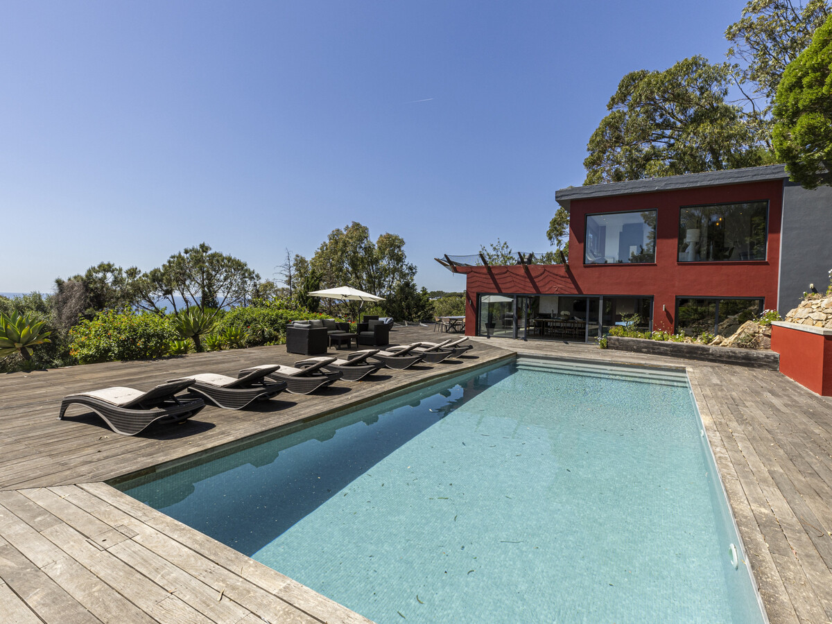 Villa contemporaine 5 chambres, piscine chauffée, vue océan - Photo 1