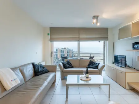 Appartement vue mer 8e étage, 2 chambres, Oostende : photo 3