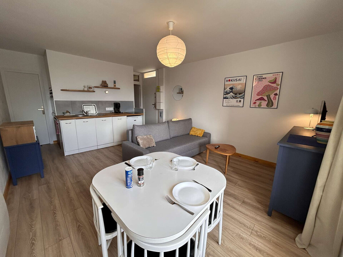 Studio avec cabine et balcon à 400 m de la plage - Photo 2