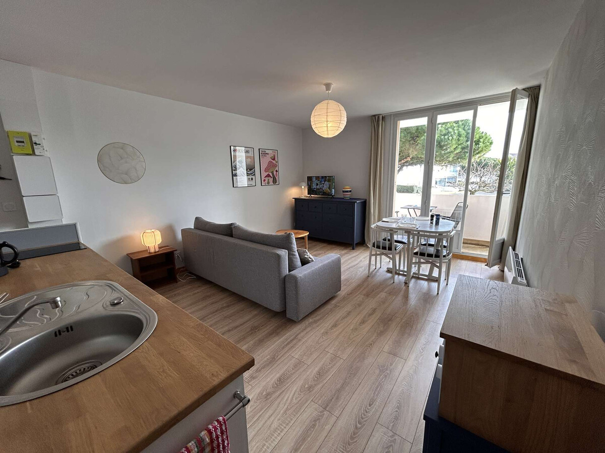 Studio avec cabine et balcon à 400 m de la plage - Photo 6