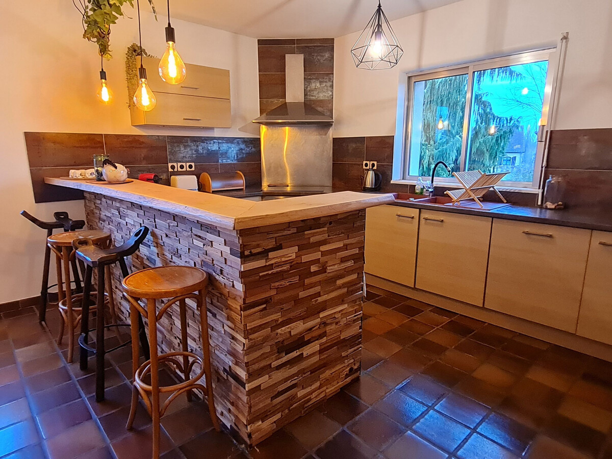 Gîte 150 m² éco-village, 3 ch., poêle & clim - Photo 14