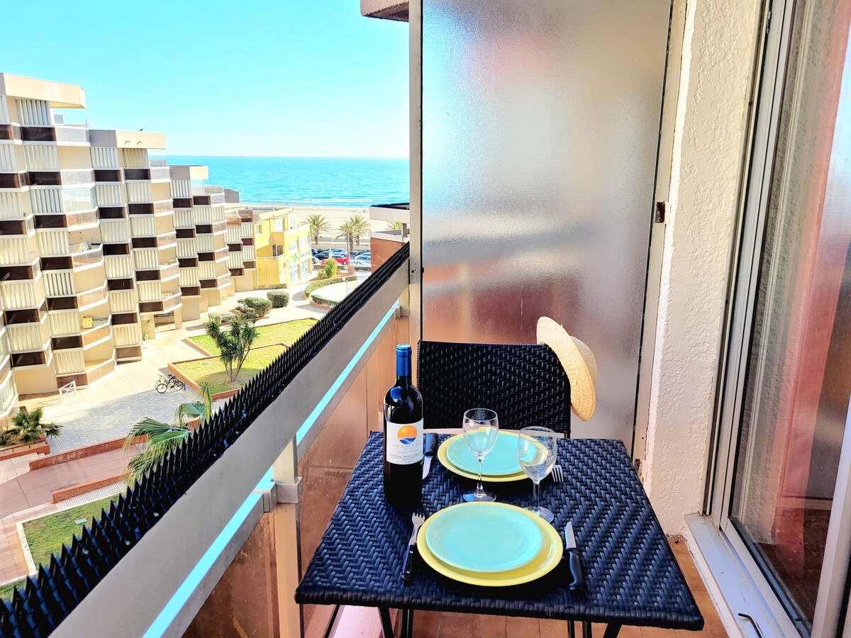 Studio 20m² balcon vue mer à Canet-en-Roussillon - Photo 2