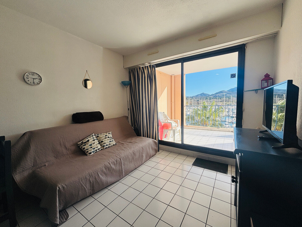 T2 avec cabine au port d'Argelès, terrasse sud vue mer - Photo 3