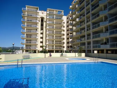 Location appartement à Peniscola, Appartement familial à Peñiscola avec piscine et parking couvert, proche plage