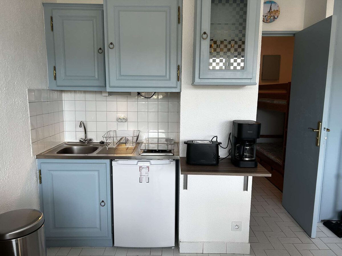 Studio cabine 4 pers Port Camargue, terrasse et parking - Photo 6