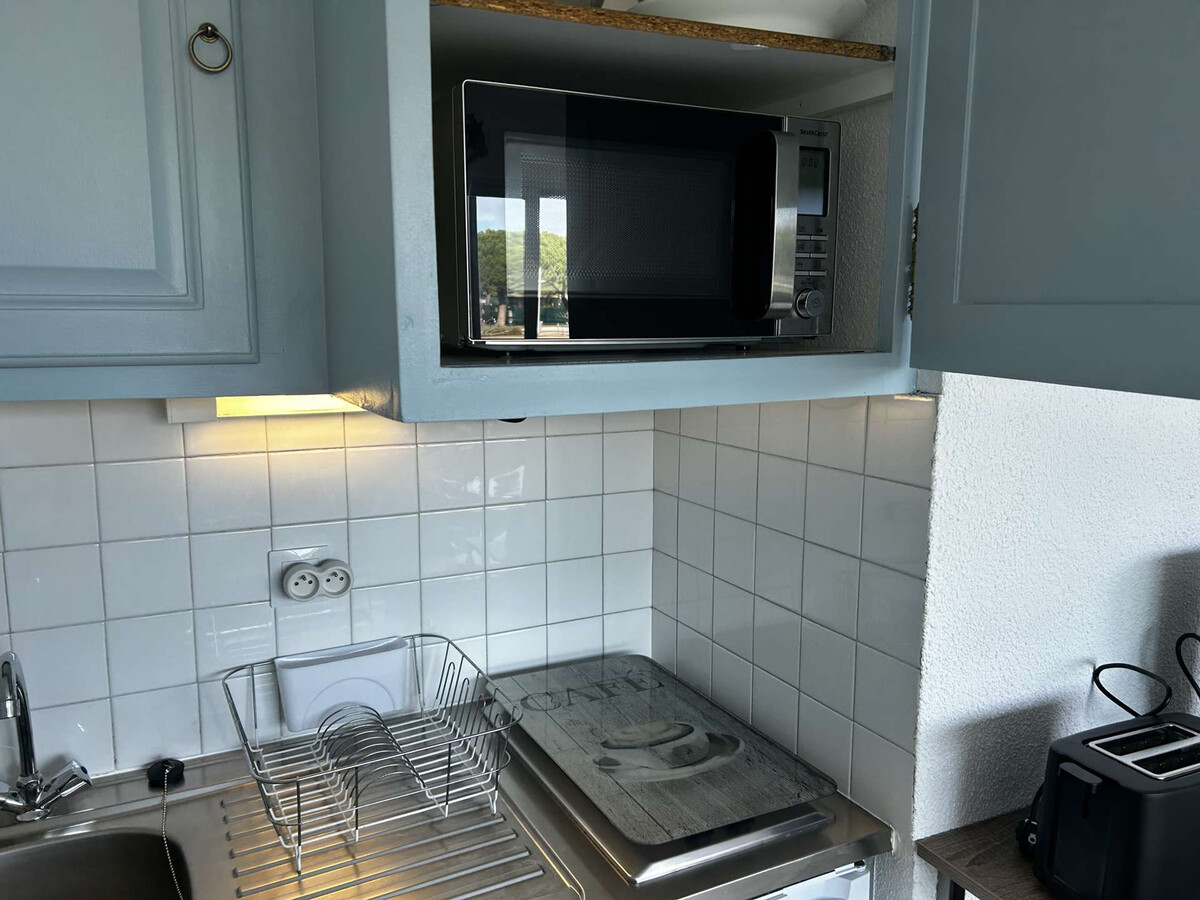 Studio cabine 4 pers Port Camargue, terrasse et parking - Photo 9