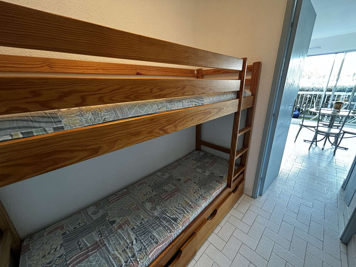 Studio cabine 4 pers Port Camargue, terrasse et parking - Photo 11