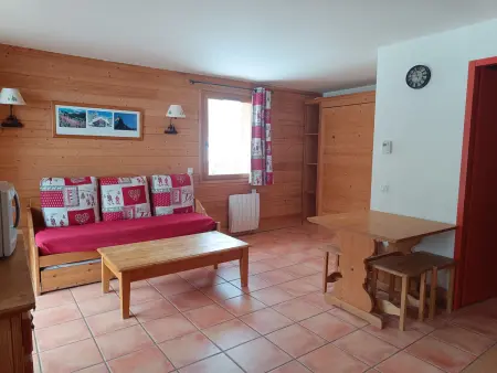 Location appartement à Pra Loup, Studio Cosy 4 Pers, Balcon, Parking, WIFI Pra-Loup