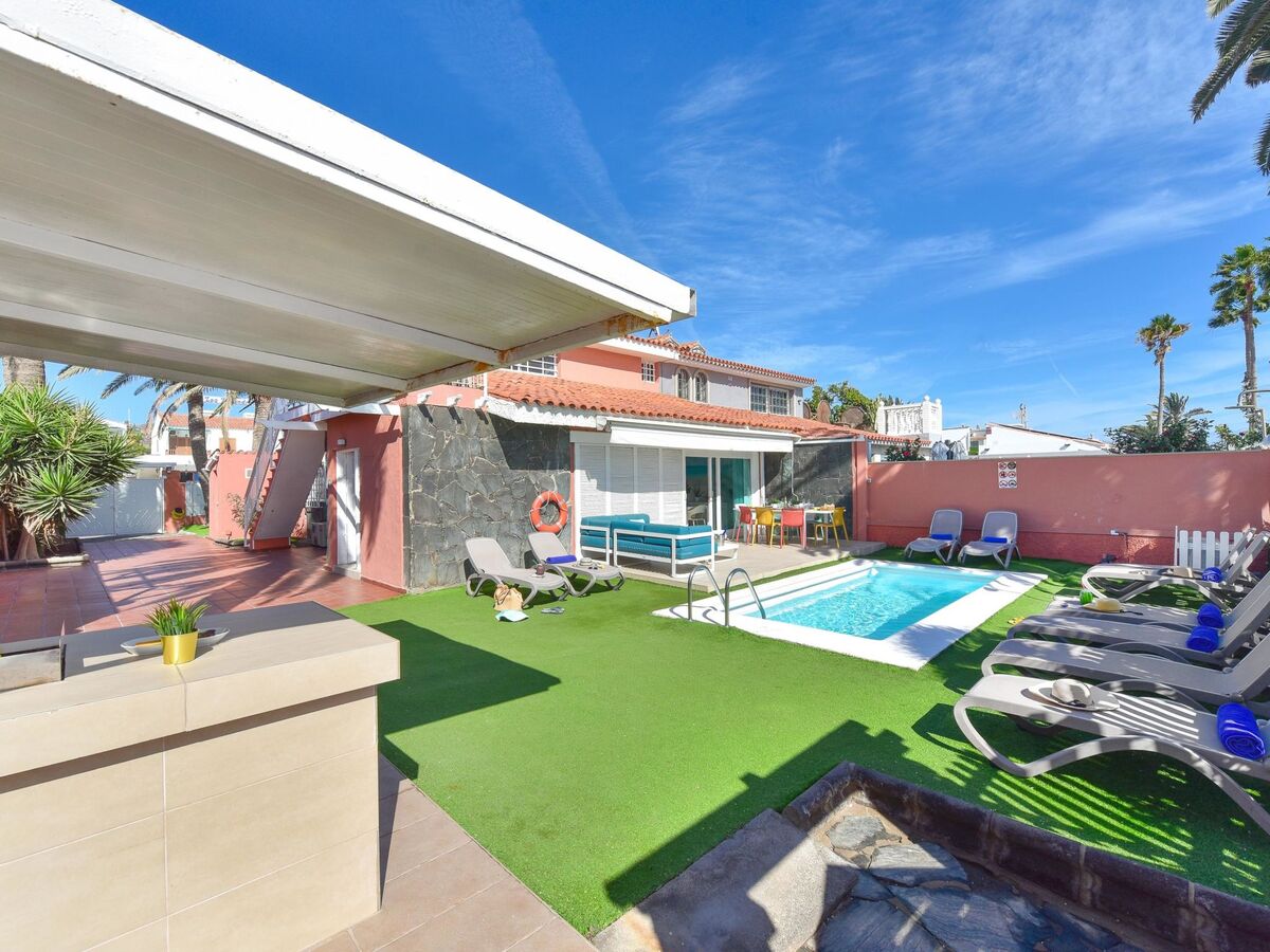 Villa El Veril à Maspalomas, 5 chambres, piscine privée - Photo 1