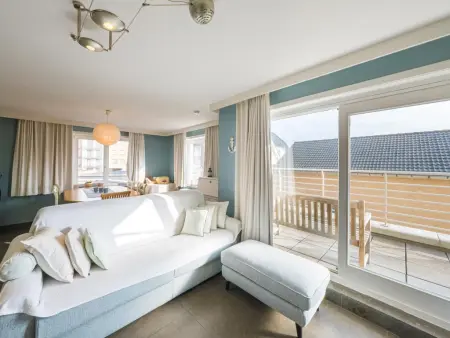 Location appartement à Westende, Appartement calme avec terrasse ensoleillée