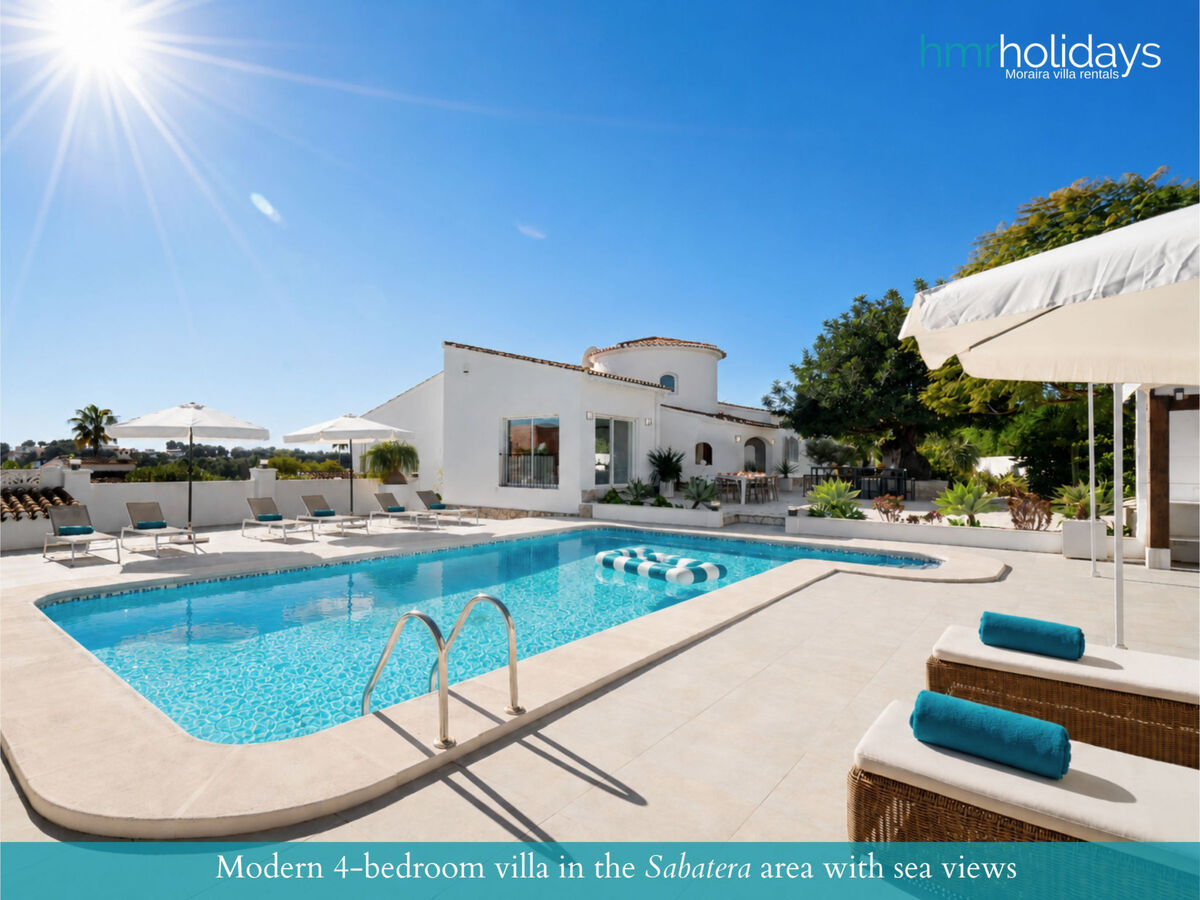 Villa Bonita Moraira : 4 chambres, piscine privée - Photo 5