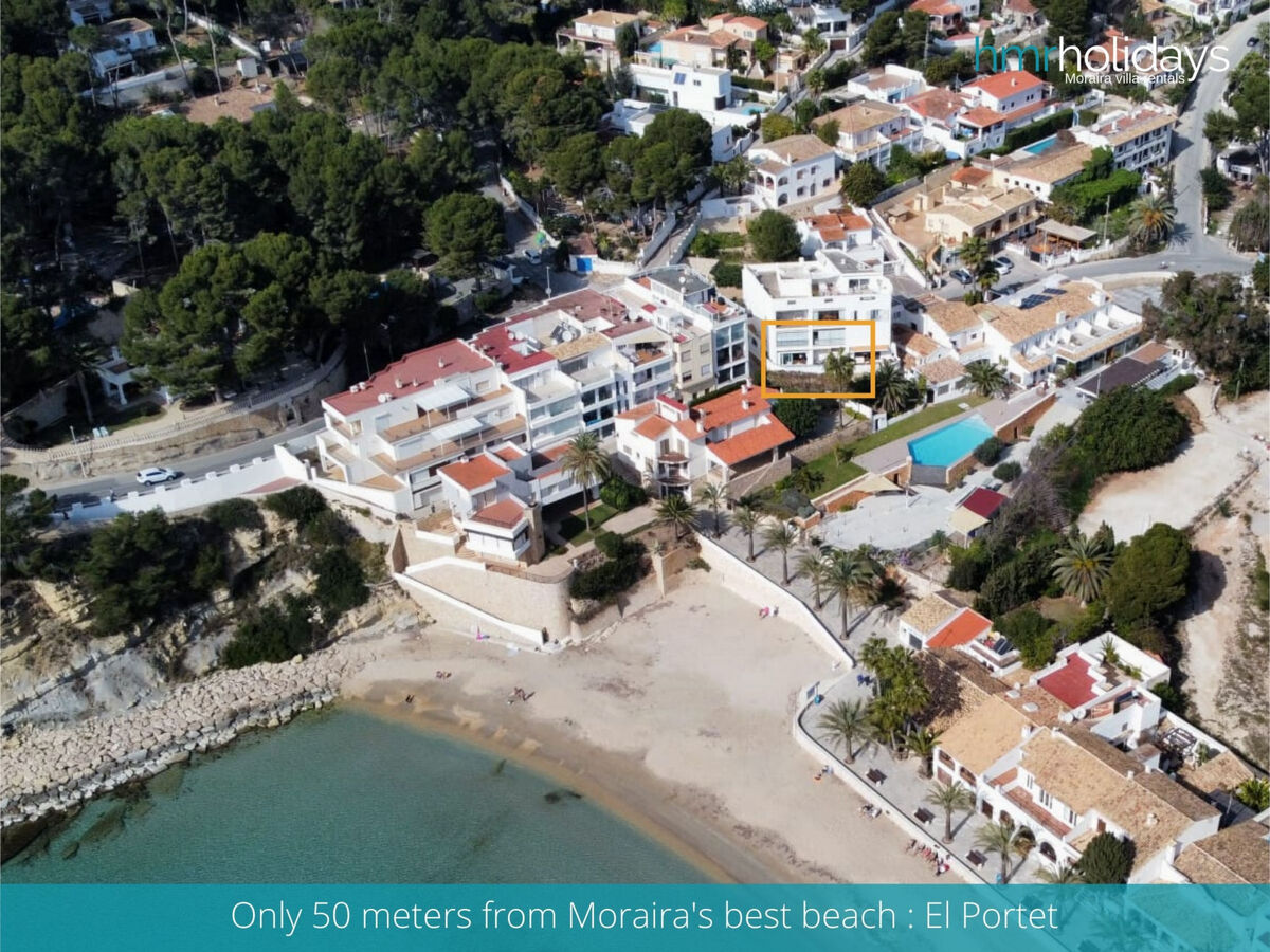Ap. Bella Portet, 2 ch à 50 m de la plage à Moraira - Photo 1