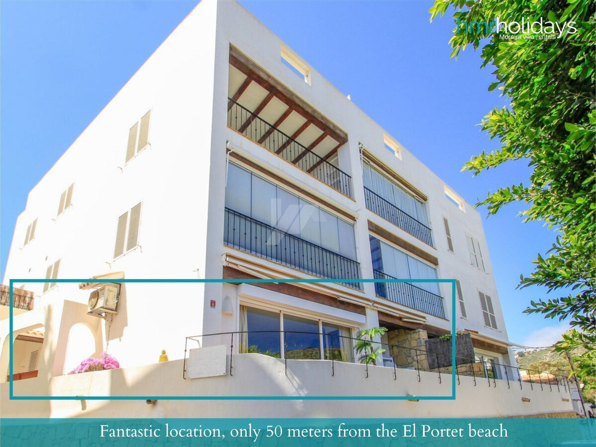 Ap. Bella Portet, 2 ch à 50 m de la plage à Moraira - Photo 5