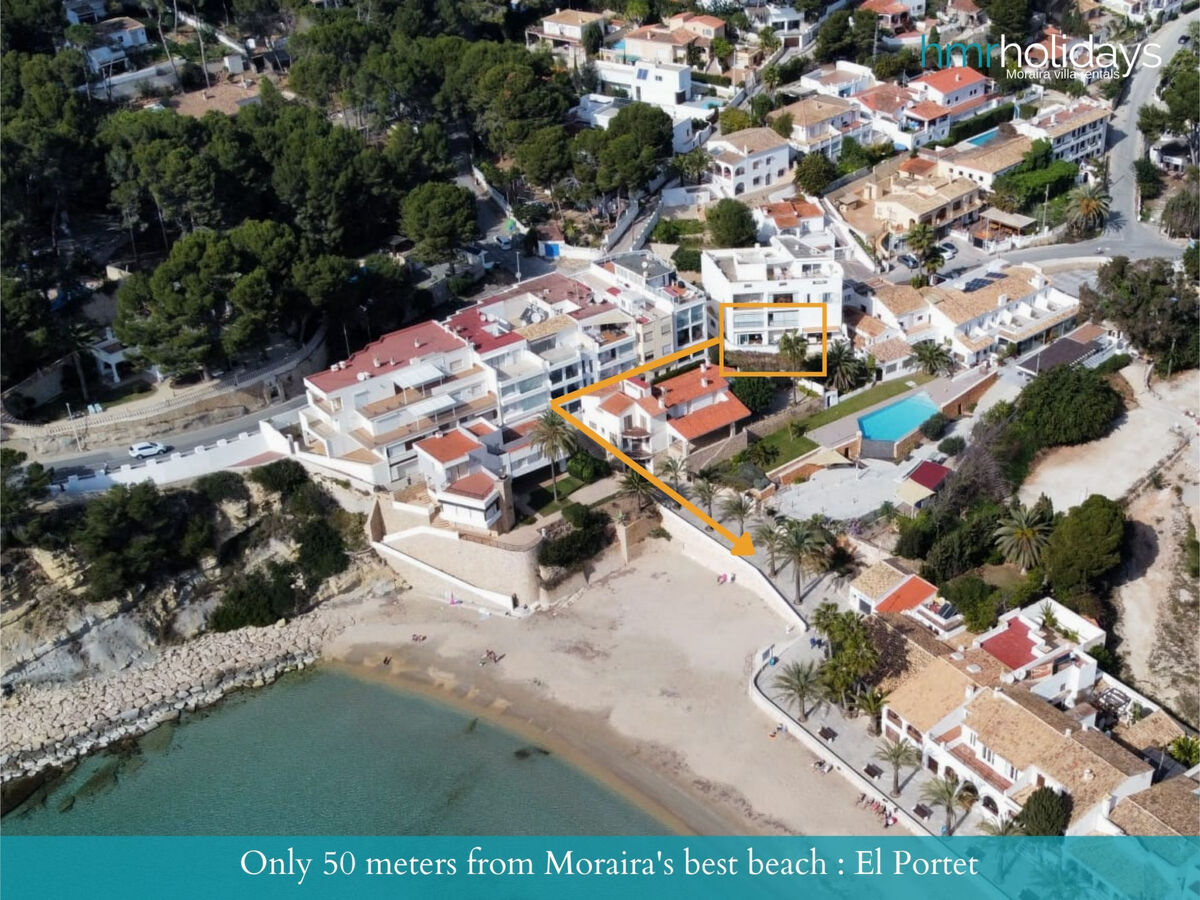 Ap. Bella Portet, 2 ch à 50 m de la plage à Moraira - Photo 26