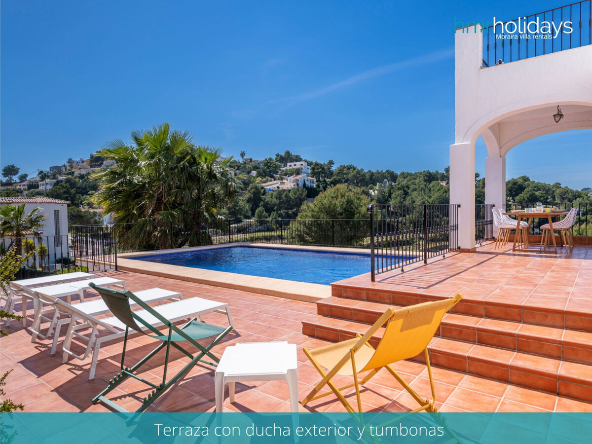 Villa Carolina à Moraira : 3 chambres, piscine privée - Photo 13