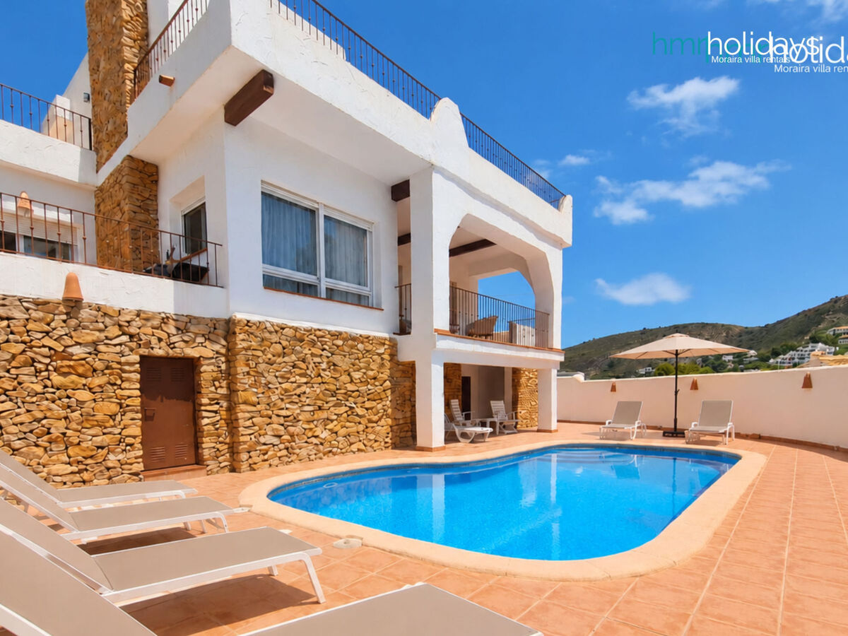 Villa Portina à Moraira : 3 chambres, piscine, 200 m plage - Photo 1