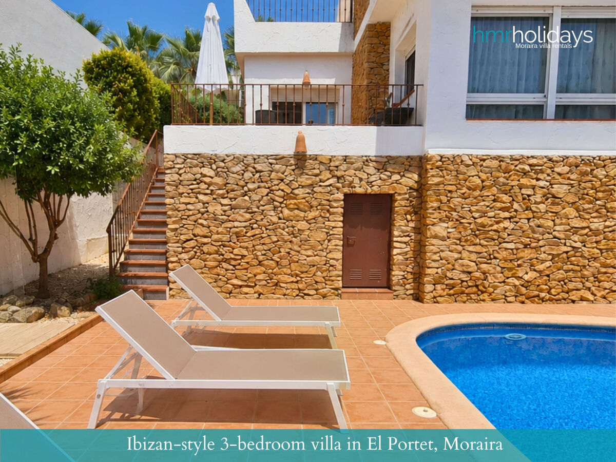 Villa Portina à Moraira : 3 chambres, piscine, 200 m plage - Photo 2