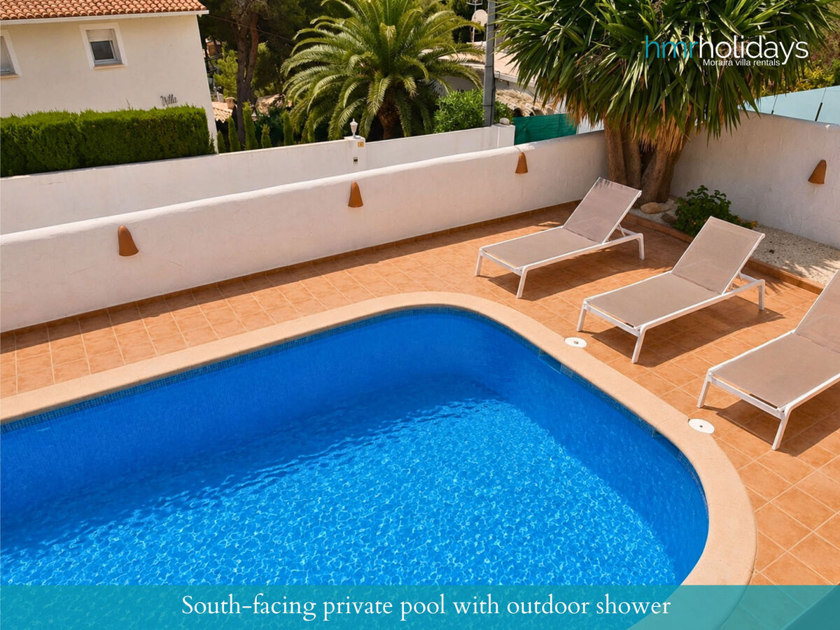 Villa Portina à Moraira : 3 chambres, piscine, 200 m plage - Photo 5