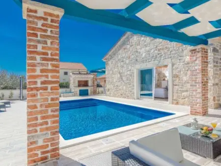 Stone Villa Gelosia Rustica with heated pool, Maison 6 personnes à Zadar Bibinje - Photo 21
