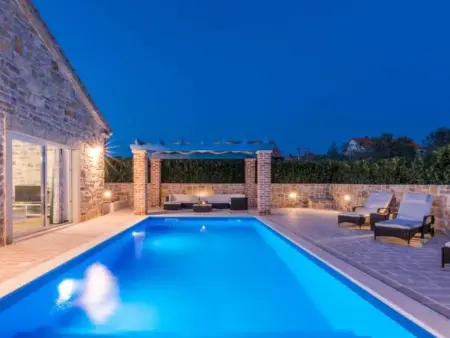 Stone Villa Gelosia Rustica with heated pool, Maison 6 personnes à Zadar Bibinje - Photo 24