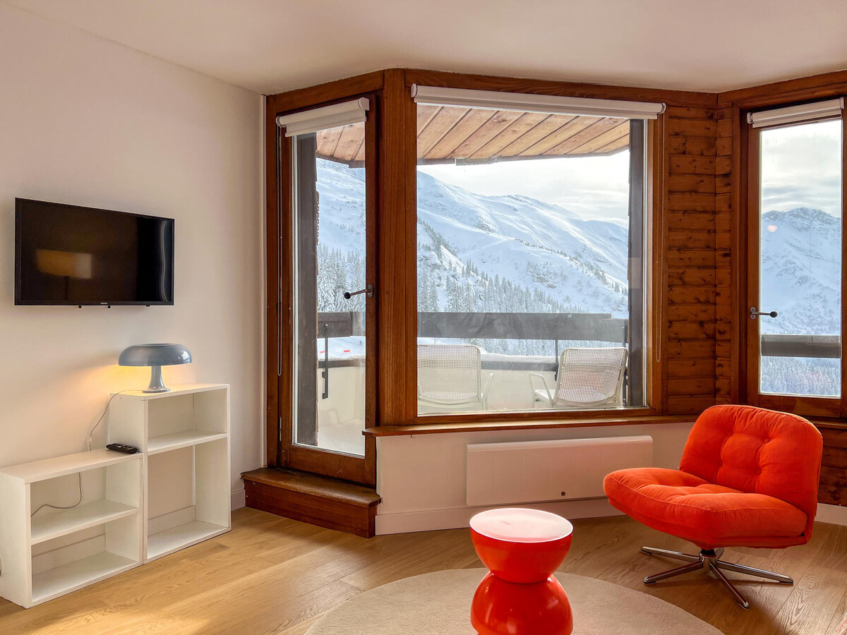 Studio rénové 28 m² balcon Sud, vue montagne Avoriaz - Photo 3