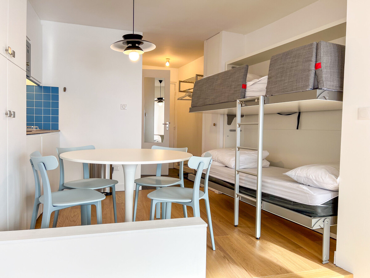 Studio rénové 28 m² balcon Sud, vue montagne Avoriaz - Photo 5