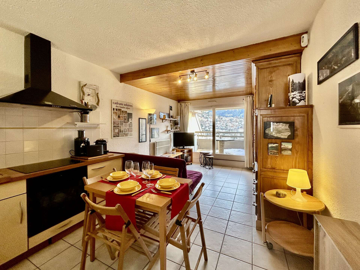 Studio 4 pers. Briançon, vue fortifications Vauban - Photo 1