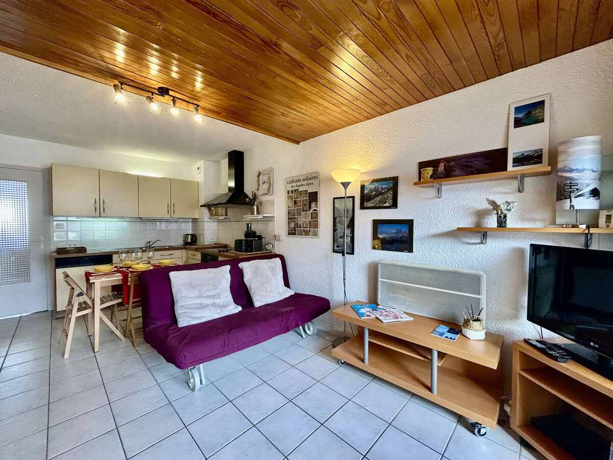 Studio 4 pers. Briançon, vue fortifications Vauban - Photo 2