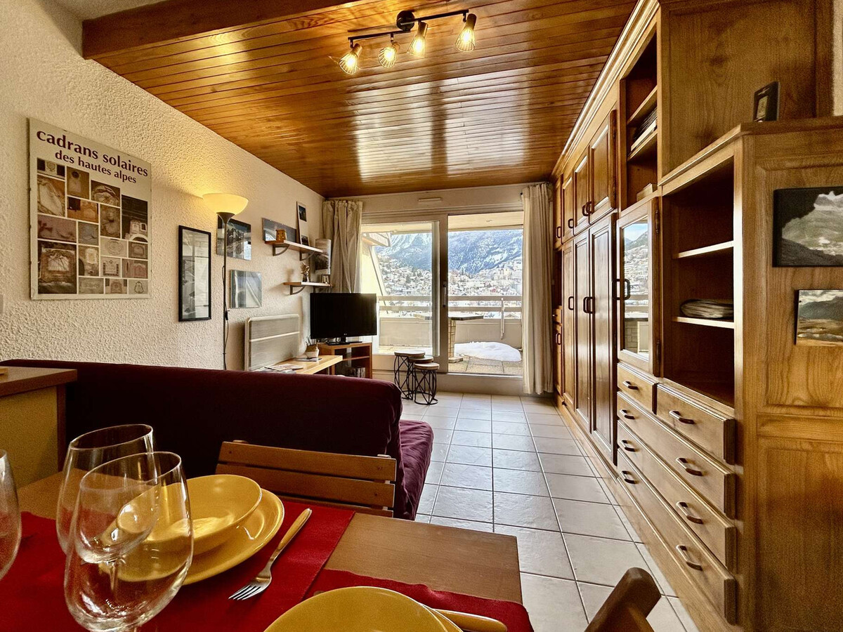Studio 4 pers. Briançon, vue fortifications Vauban - Photo 10