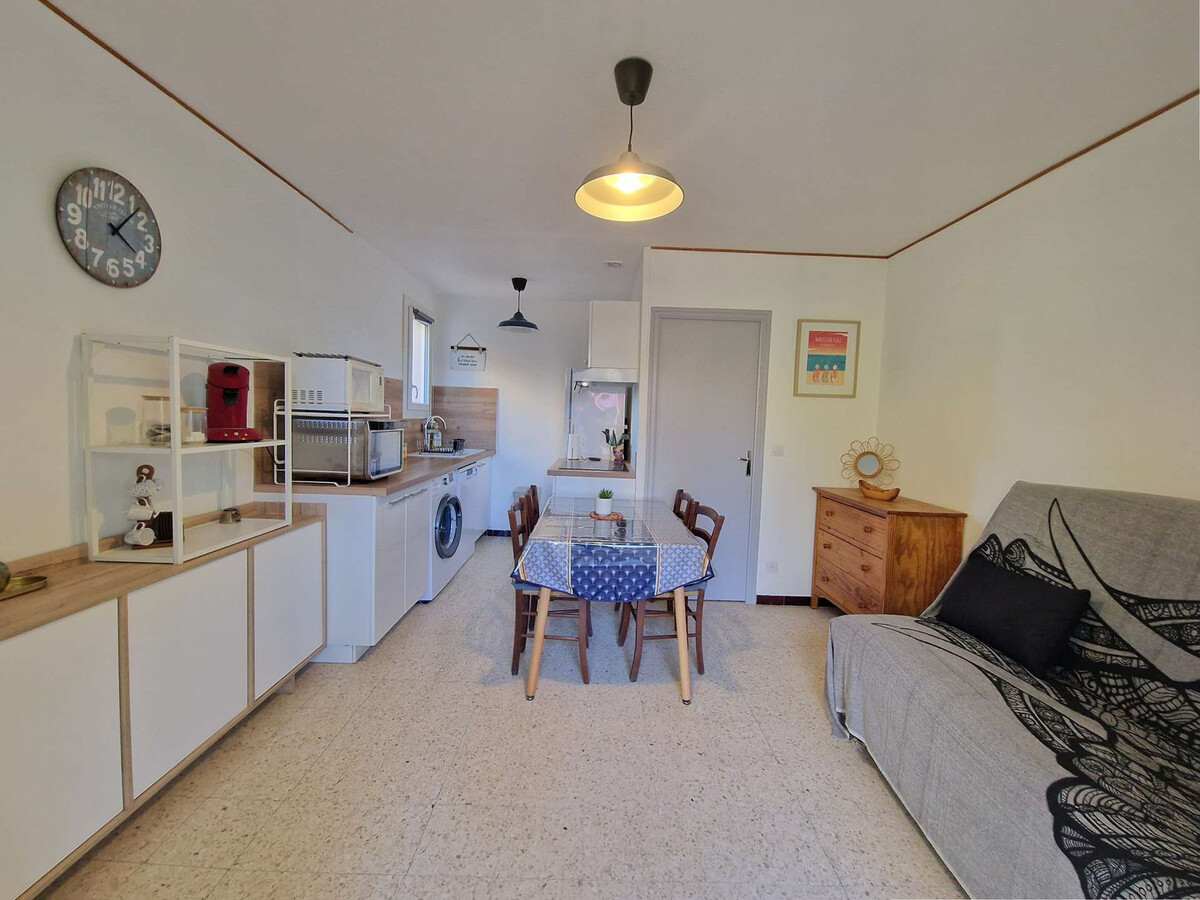 Appartement 6 pers. centre Marseillan Plage, parking privé - Photo 1