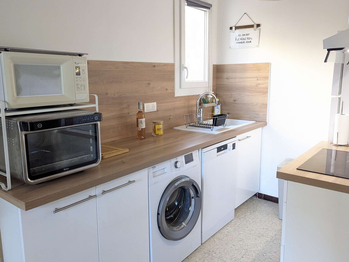 Appartement 6 pers. centre Marseillan Plage, parking privé - Photo 2