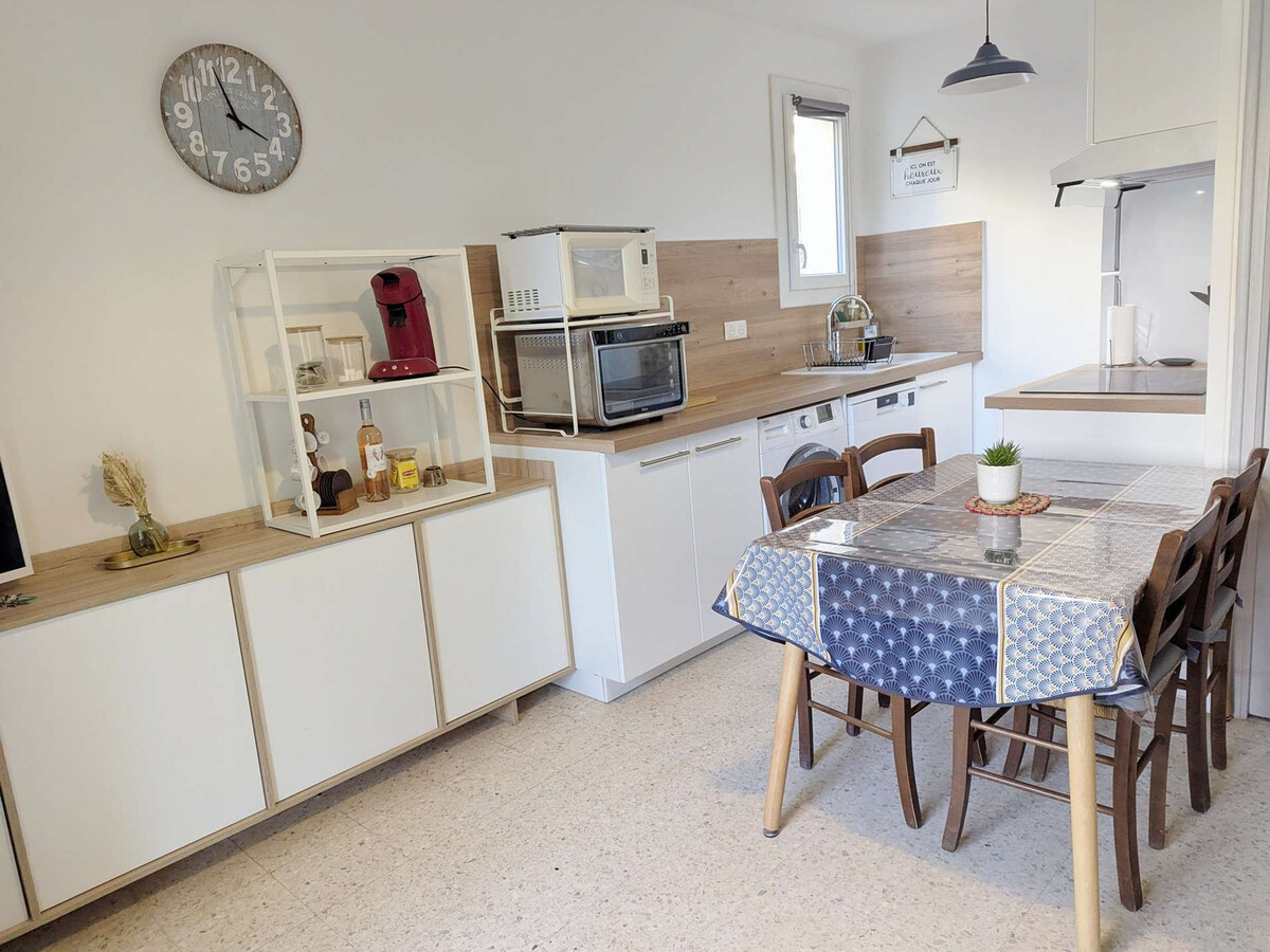 Appartement 6 pers. centre Marseillan Plage, parking privé - Photo 6