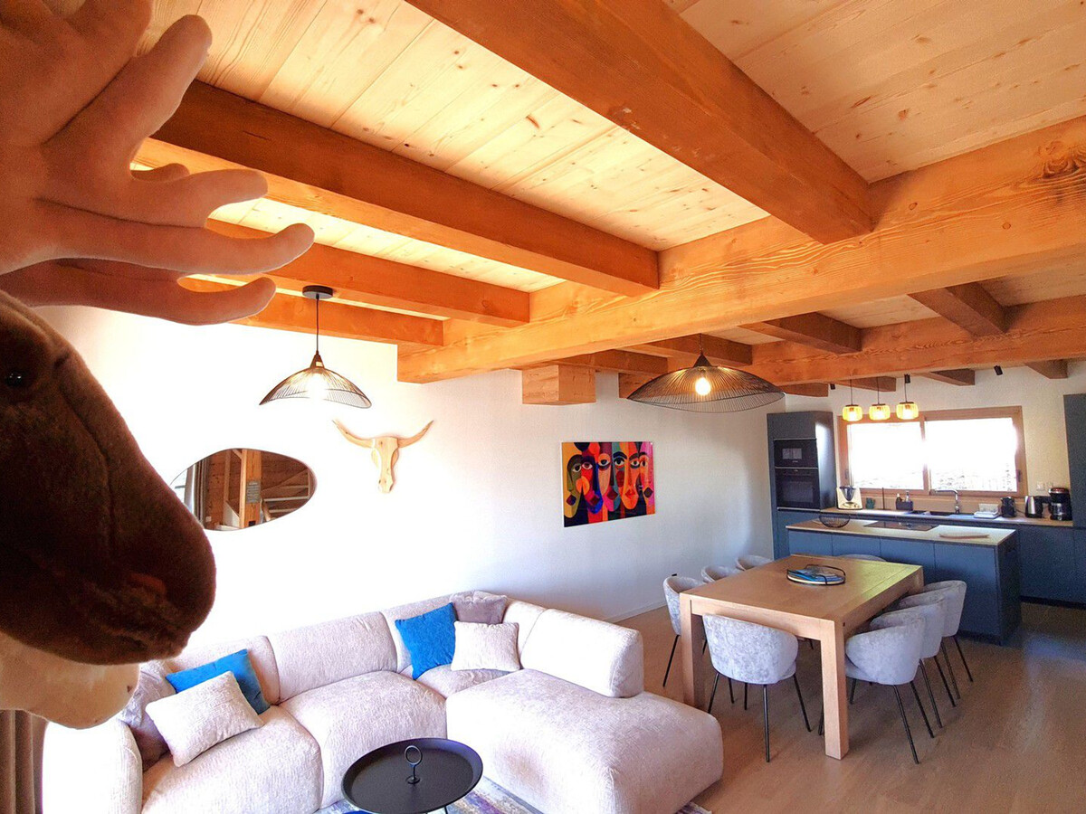 Demi-chalet ski-in 3 chambres, garage privé à La Clusaz - Photo 4