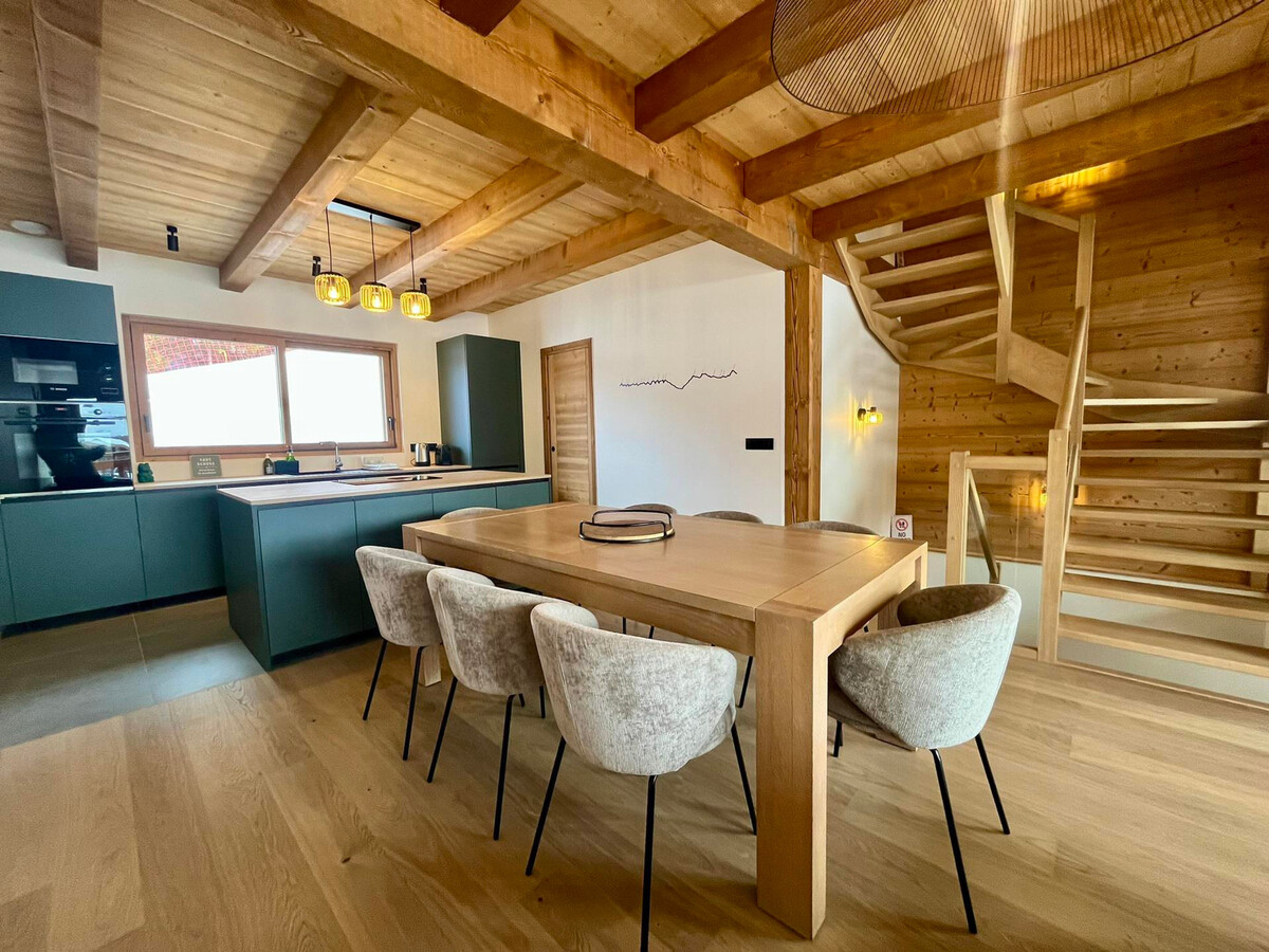 Demi-chalet ski-in 3 chambres, garage privé à La Clusaz - Photo 5