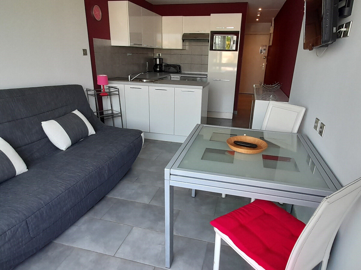 Studio climatisé 2 pers. avec balcon à Cap d'Agde - Photo 4