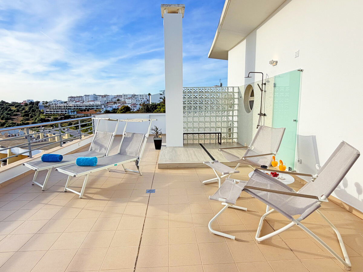 Penthouse 1 chambre vue mer, terrasse et piscine à Albufeira - Photo 7