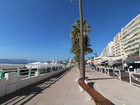 Appartement vue mer 2 chambres front de plage à Cannes : photo 10
