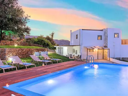 Location maison à Georgioupoli, Georgioupolis Blaue Villa Privater Pool