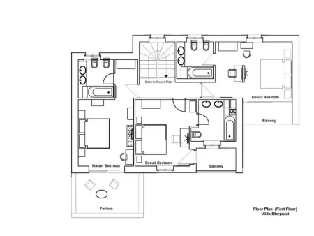 Villa Sterpazzi : 4 chambres, piscine chauffée et sauna : photo 49