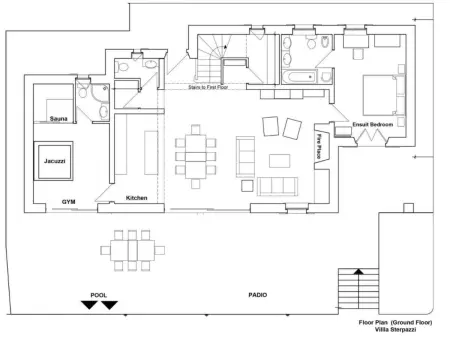 Villa Sterpazzi : 4 chambres, piscine chauffée et sauna : photo 50