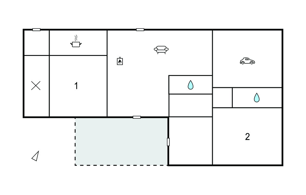 Maison 6 personnes avec poêle, jardin et plage à 600m - Photo 28