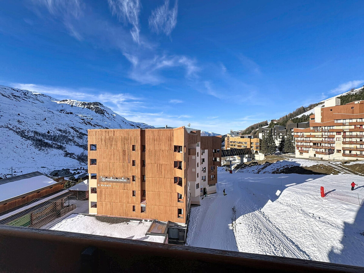 Studio 18m² ski aux pieds aux Menuires, balcon vallée - Photo 12