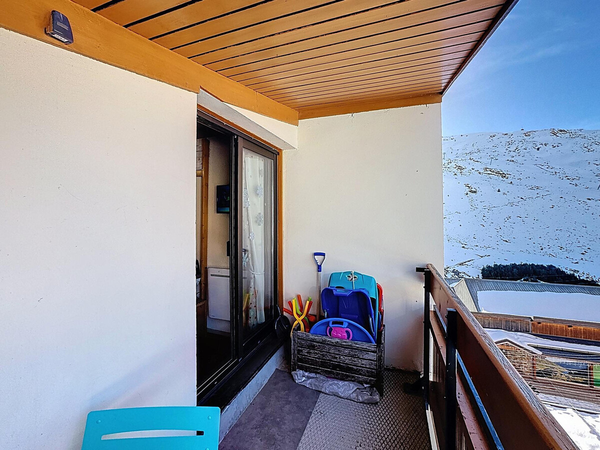 Studio 18m² ski aux pieds aux Menuires, balcon vallée - Photo 13
