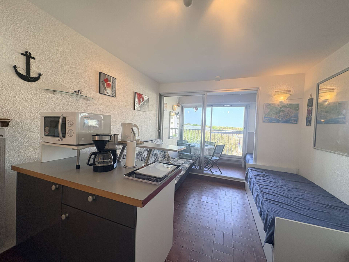 Studio 3 pers Cap d'Agde, plage à pied, parking gratuit - Photo 2