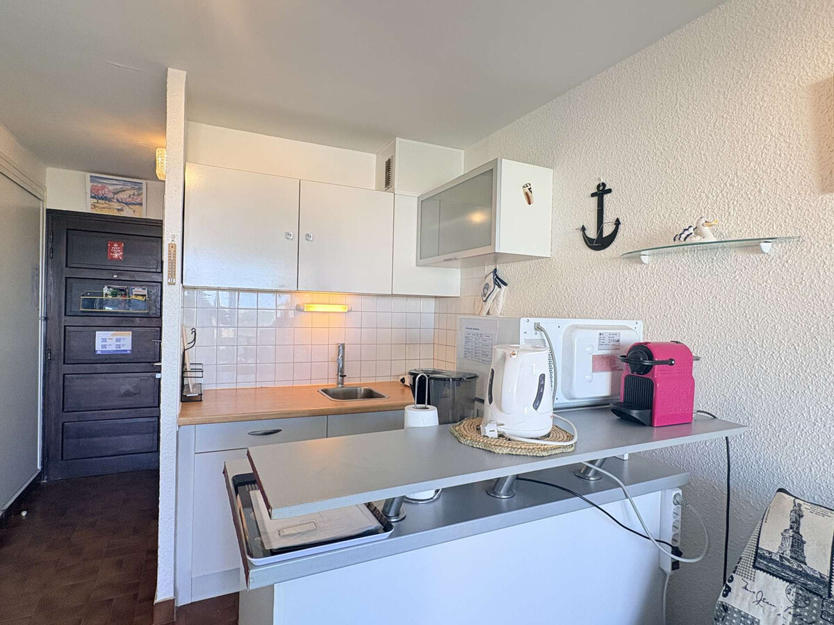 Studio 3 pers Cap d'Agde, plage à pied, parking gratuit - Photo 5